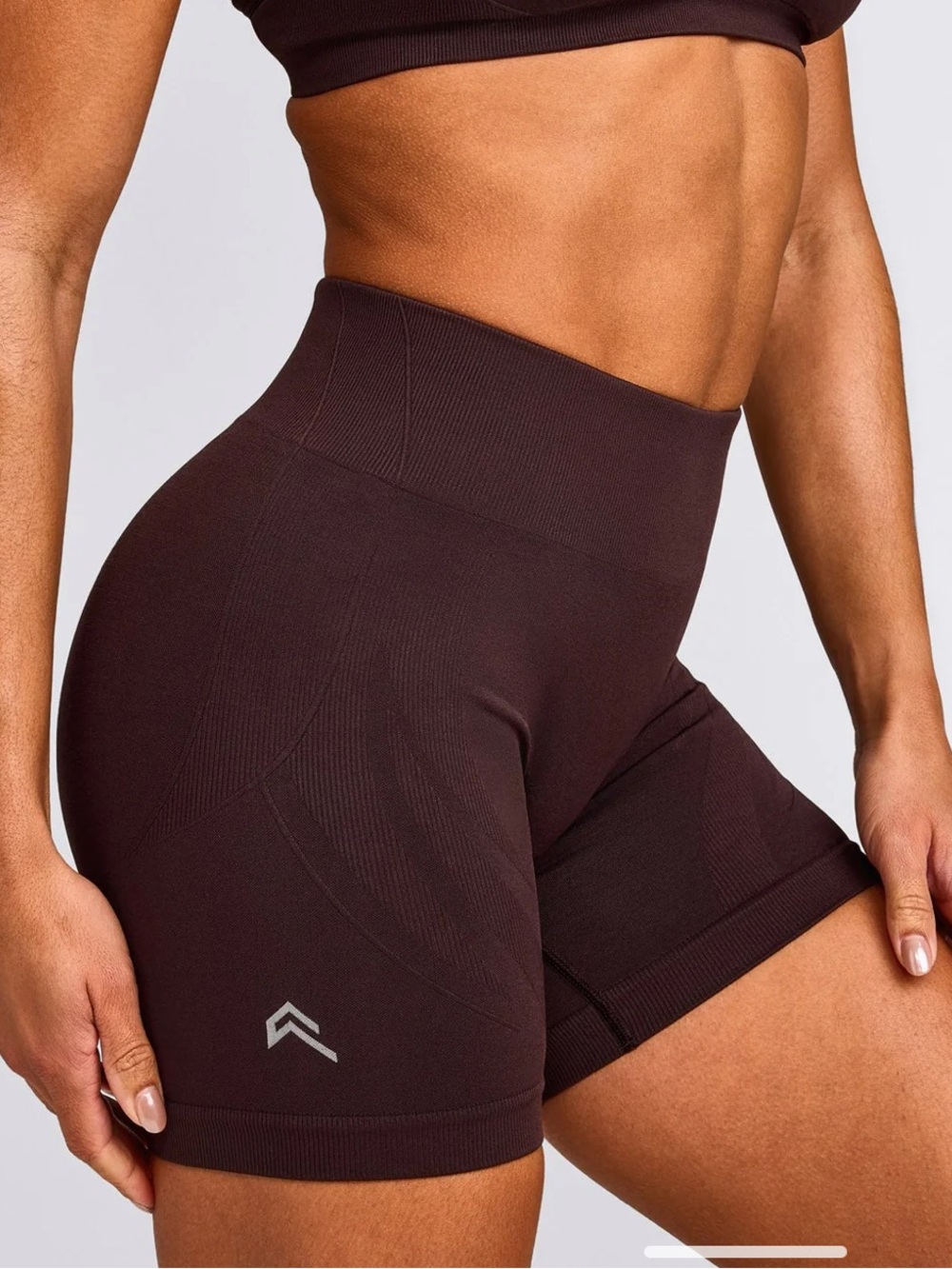 ONER ACTIVE ENHANCELIFT SEAMLESS SHORTS IN PLUM BROWN (S)